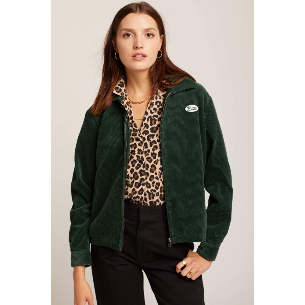 Brixton Women’s Utopia Ribbed Corduroy Utility Style Jacket Size Medium